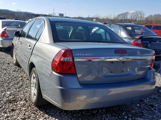 1G1ZS58F97F143276 - 2007 CHEVROLET MALIBU LS BLUE photo 3