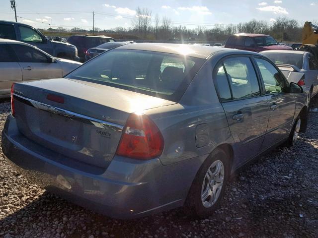 1G1ZS58F97F143276 - 2007 CHEVROLET MALIBU LS BLUE photo 4