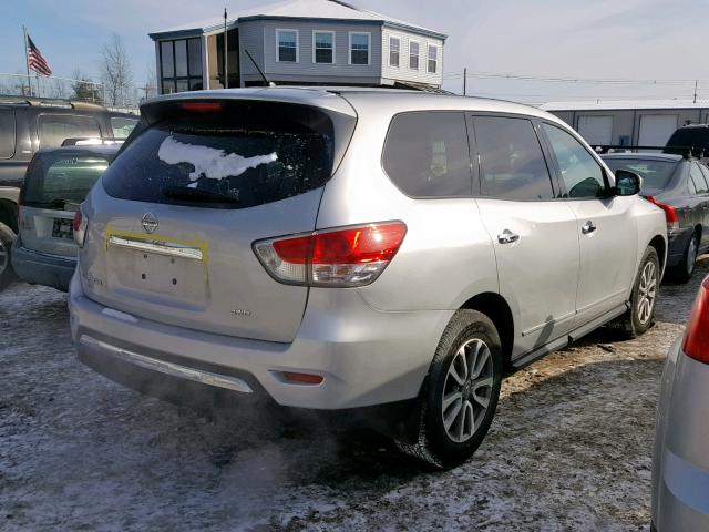 5N1AR2MM5EC731009 - 2014 NISSAN PATHFINDER SILVER photo 4