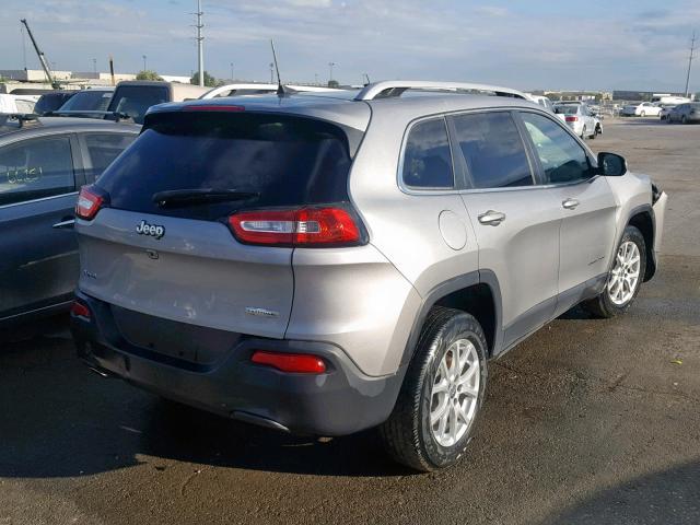 1C4PJMCB1HW656586 - 2017 JEEP CHEROKEE L GRAY photo 4