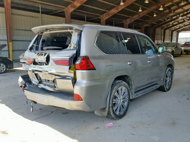 JTJHY7AX9G4202951 - 2016 LEXUS LX 570 SILVER photo 4