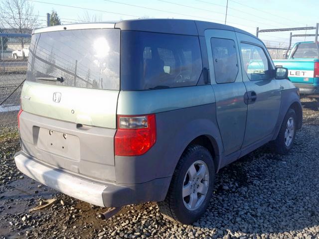 5J6YH18684L008940 - 2004 HONDA ELEMENT EX GREEN photo 4