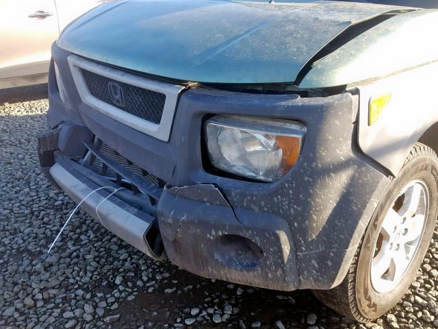 5J6YH18684L008940 - 2004 HONDA ELEMENT EX GREEN photo 9