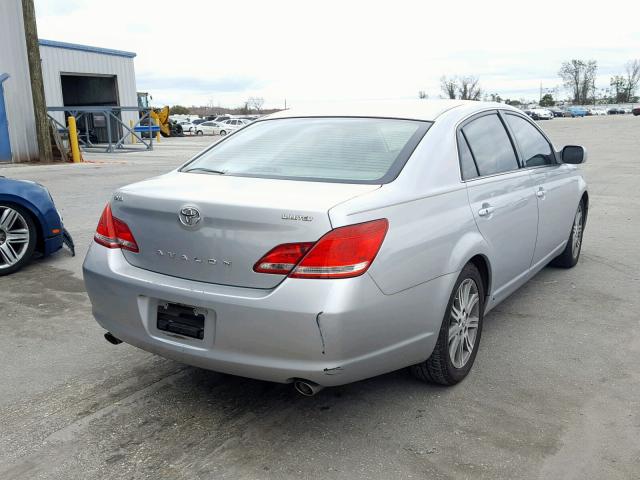 4T1BK36B37U181736 - 2007 TOYOTA AVALON XL SILVER photo 4