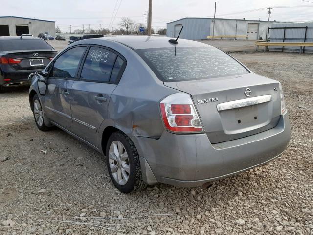 3N1AB6APXAL720149 - 2010 NISSAN SENTRA 2.0 SILVER photo 3