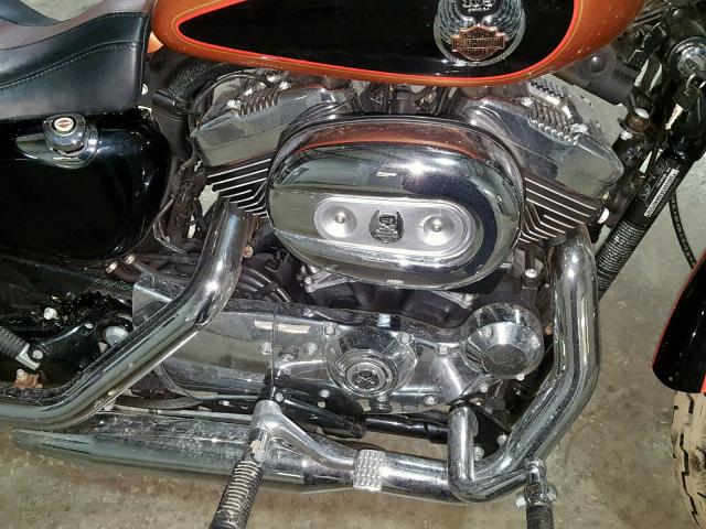 1HD1CX3438K407232 - 2008 HARLEY-DAVIDSON XL1200 L A ORANGE photo 7