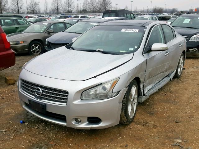 1N4AA51EX9C802176 - 2009 NISSAN MAXIMA S SILVER photo 2