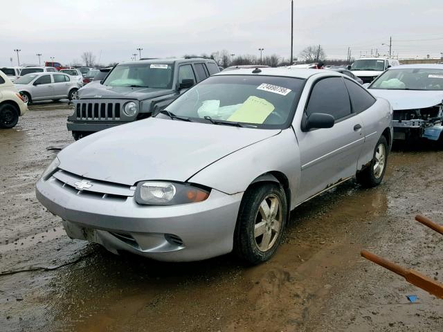 1G1JF12F937192064 - 2003 CHEVROLET CAVALIER L GRAY photo 2