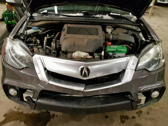 5J8TB1H28AA002739 - 2010 ACURA RDX BROWN photo 7