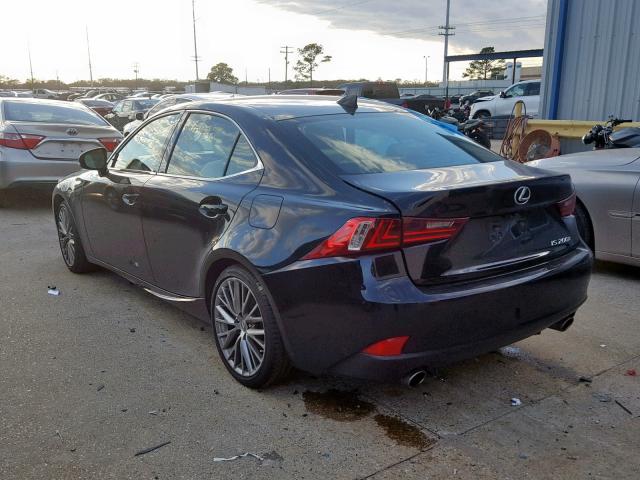 JTHBA1D29G5014689 - 2016 LEXUS IS 200T BLACK photo 3