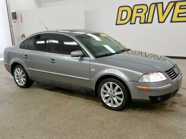 WVWRH63B33P033022 - 2003 VOLKSWAGEN PASSAT GLX GRAY photo 1