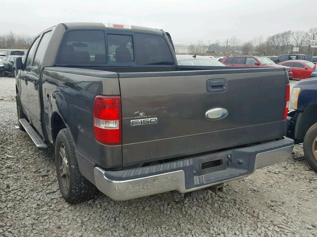 1FTPW12V98FB47275 - 2008 FORD F150 SUPER GRAY photo 3