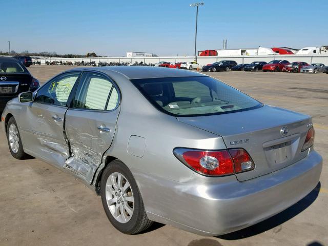 JTHBF30G020039856 - 2002 LEXUS ES 300 SILVER photo 3