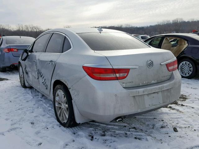 1G4PR5SK1E4182271 - 2014 BUICK VERANO CON SILVER photo 3