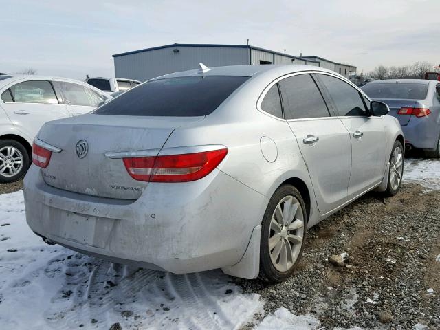 1G4PR5SK1E4182271 - 2014 BUICK VERANO CON SILVER photo 4