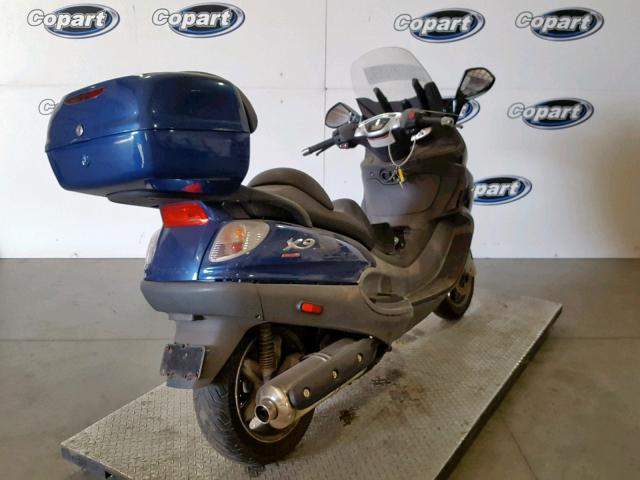 ZAPM270W555001176 - 2005 PIAGGIO X9 EVOLUTI ლურჯი ფოტო 4