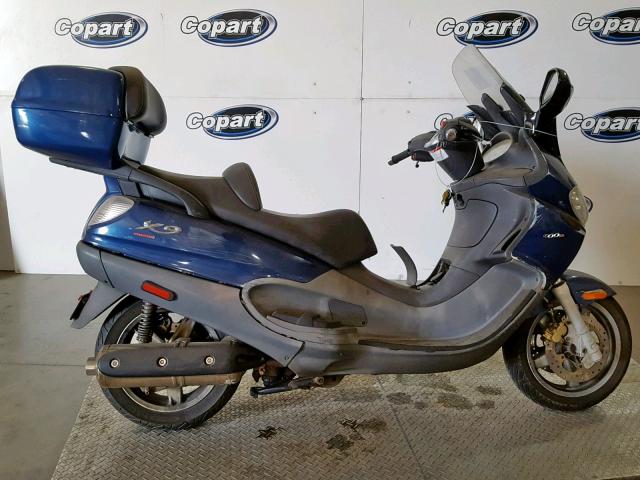 ZAPM270W555001176 - 2005 PIAGGIO X9 EVOLUTI ლურჯი ფოტო 9