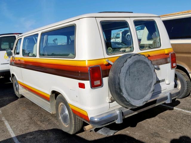 2B7HB23R6CK189338 - 1982 DODGE RAM VAN B2 WHITE photo 3