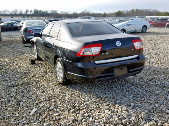 3MEHM07196R624408 - 2006 MERCURY MILAN BLACK photo 3