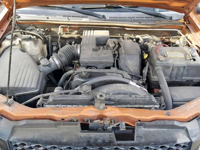 1GCCS196148123155 - 2004 CHEVROLET COLORADO ORANGE photo 7