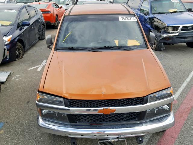 1GCCS196148123155 - 2004 CHEVROLET COLORADO ORANGE photo 9