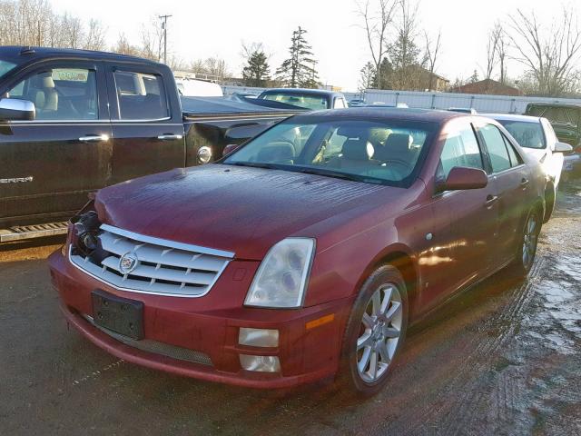 1G6DC67A170126388 - 2007 CADILLAC STS RED photo 2