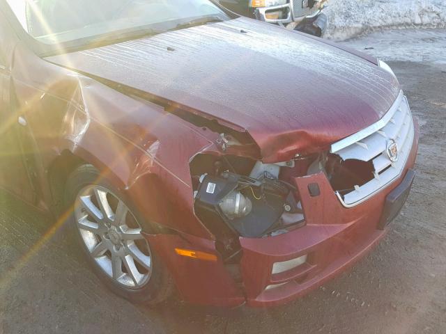 1G6DC67A170126388 - 2007 CADILLAC STS RED photo 9