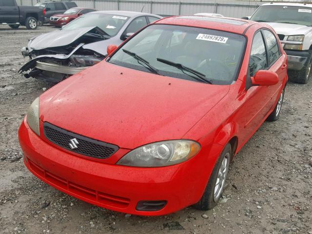 KL5JD66Z17K605540 - 2007 SUZUKI RENO BASE RED photo 2