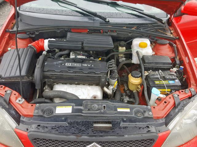 KL5JD66Z17K605540 - 2007 SUZUKI RENO BASE RED photo 7