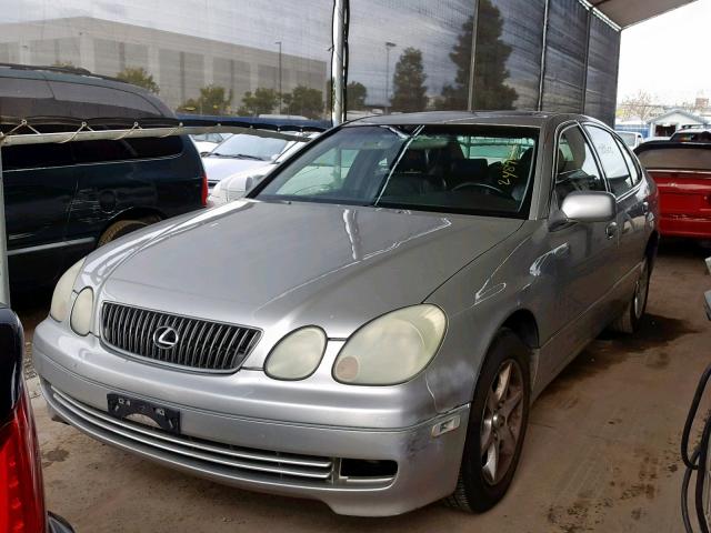 JT8BD69S210133377 - 2001 LEXUS GS 300 SILVER photo 2