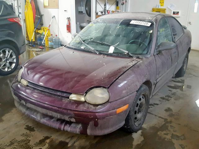 1B3ES47C0XD147527 - 1999 DODGE NEON HIGHL PURPLE photo 2