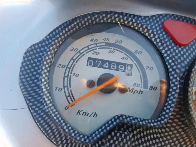 L37LMGFV1GZ010059 - 2016 DAIX SCOOTER Արծաթագույն լուսանկար 8