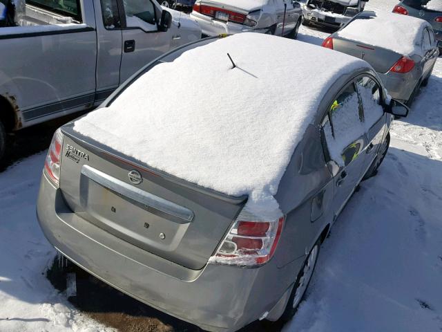 3N1AB6AP3CL758695 - 2012 NISSAN SENTRA 2.0 SILVER photo 4