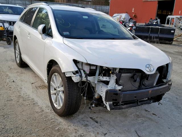 4T3ZE11A59U017360 - 2009 TOYOTA VENZA BASE WHITE photo 1