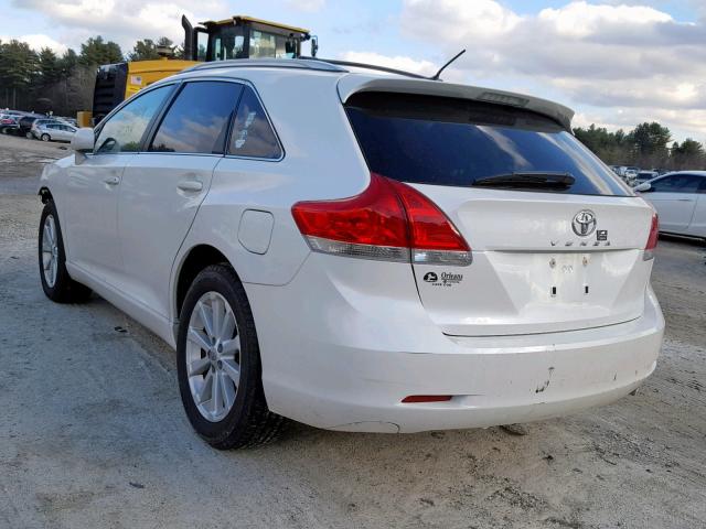 4T3ZE11A59U017360 - 2009 TOYOTA VENZA BASE WHITE photo 3