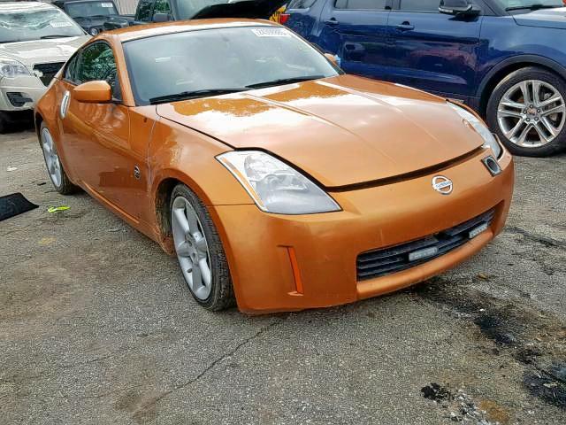 JN1AZ34EX3T009425 - 2003 NISSAN 350Z COUPE ORANGE photo 1