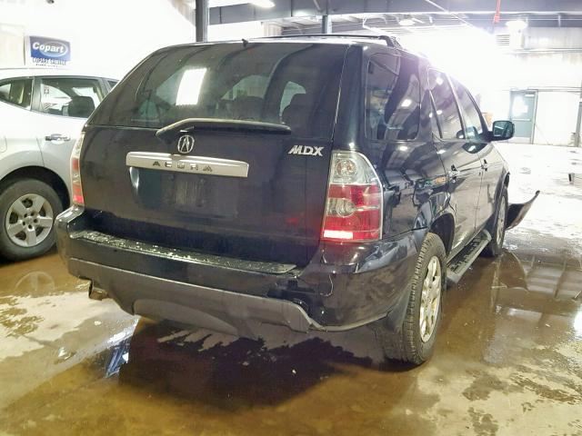 2HNYD18666H546810 - 2006 ACURA MDX TOURIN BLACK photo 4