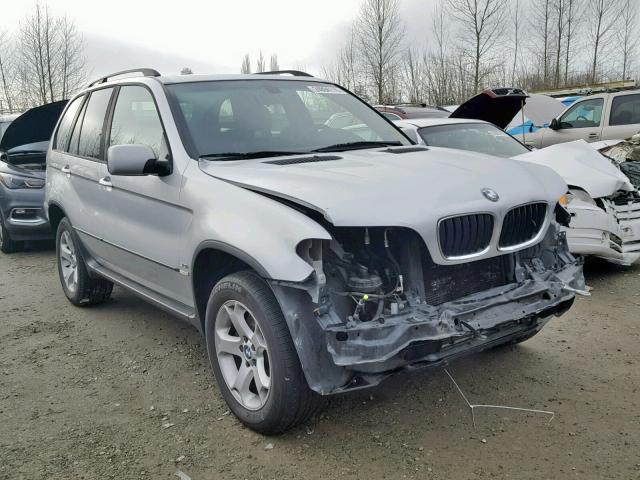 5UXFA13584LU23089 - 2004 BMW X5 3.0I SILVER photo 1