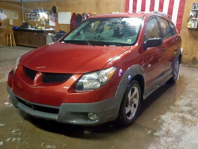 5Y2SL62864Z420451 - 2004 PONTIAC VIBE წითელი ფოტო 2