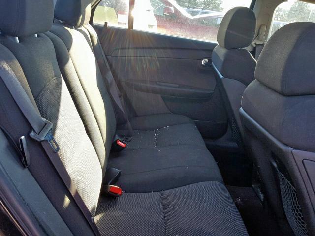 1G1ZH57B88F158057 - 2008 CHEVROLET MALIBU 1LT 黑色 照片 6