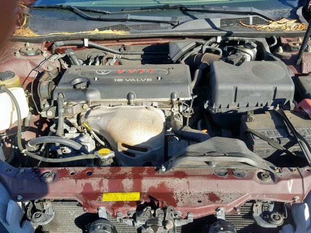 4T1BE32K53U162404 - 2003 TOYOTA CAMRY LE RED photo 7