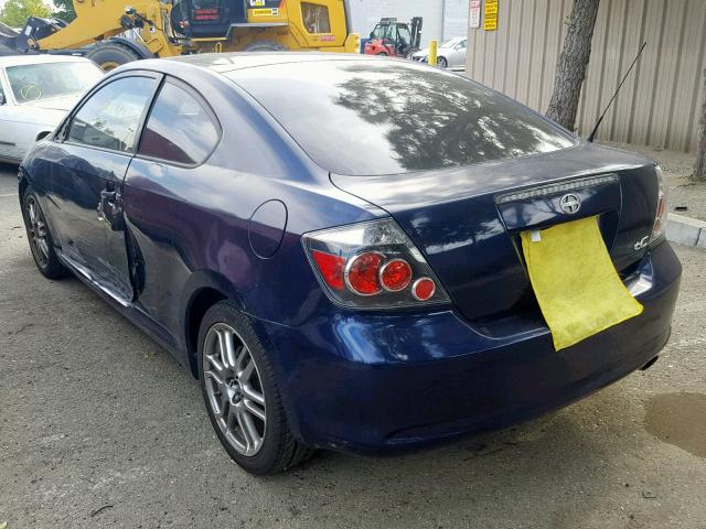 JTKDE167980239211 - 2008 TOYOTA SCION TC ლურჯი ფოტო 3