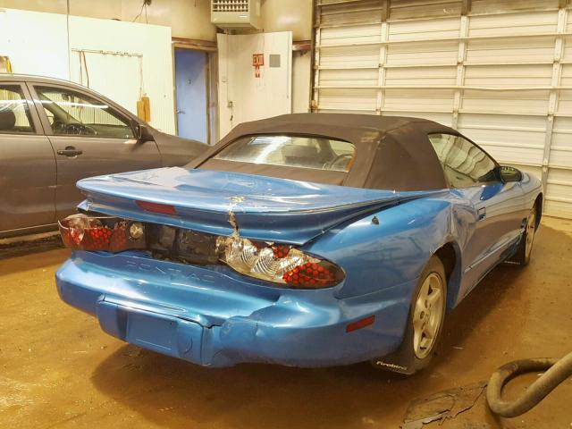 2G2FS32K3X2209735 - 1999 PONTIAC FIREBIRD BLUE photo 4