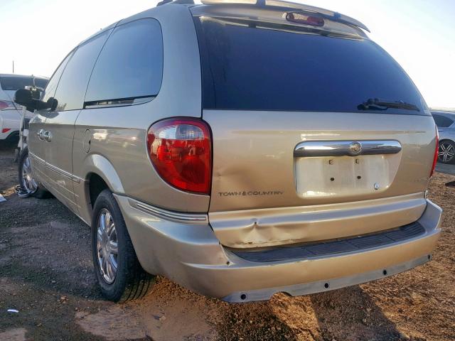 2A8GP64L56R798388 - 2006 CHRYSLER TOWN & COU GOLD photo 3