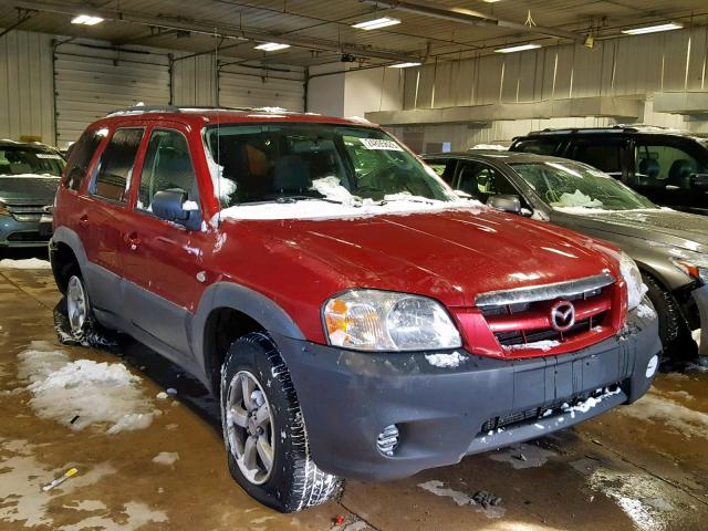 4F2YZ92Z05KM57203 - 2005 MAZDA TRIBUTE I RED photo 1