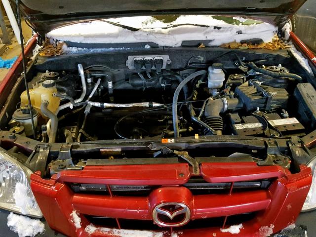 4F2YZ92Z05KM57203 - 2005 MAZDA TRIBUTE I RED photo 7