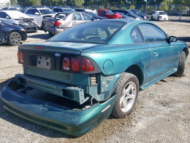 1FALP42X6TF119821 - 1996 FORD MUSTANG GT GREEN photo 4