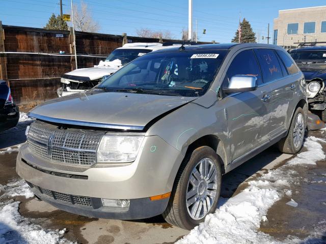 2LMDJ6JC8ABJ33776 - 2010 LINCOLN MKX CREAM photo 2