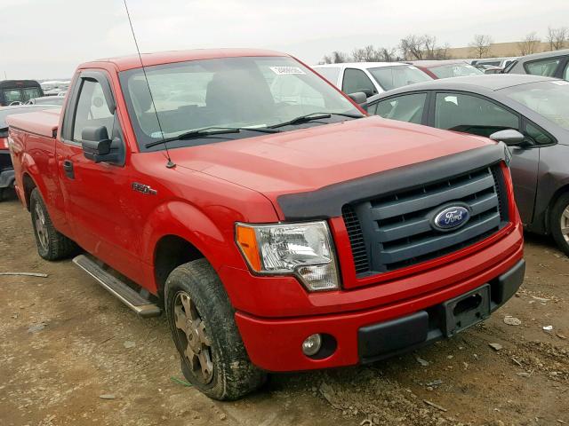 1FTMF1CW0AKB22840 - 2010 FORD F150 RED photo 1