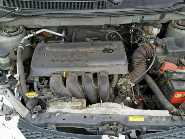 5Y2SL62874Z460487 - 2004 PONTIAC VIBE SILVER photo 7